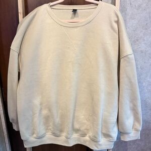 Emery Rose | 5XL | Cream Sweatshirt